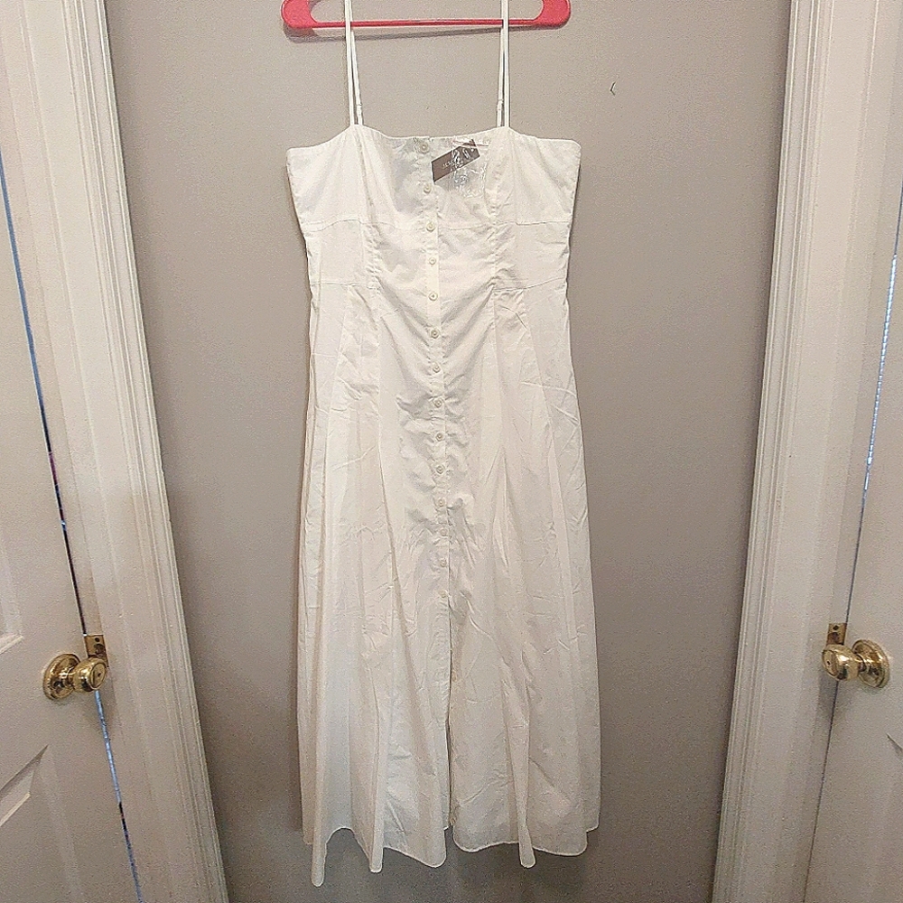 NWT J Crew WHITE Sundress, size 12